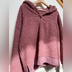 Mauve Sherpa Hoodie